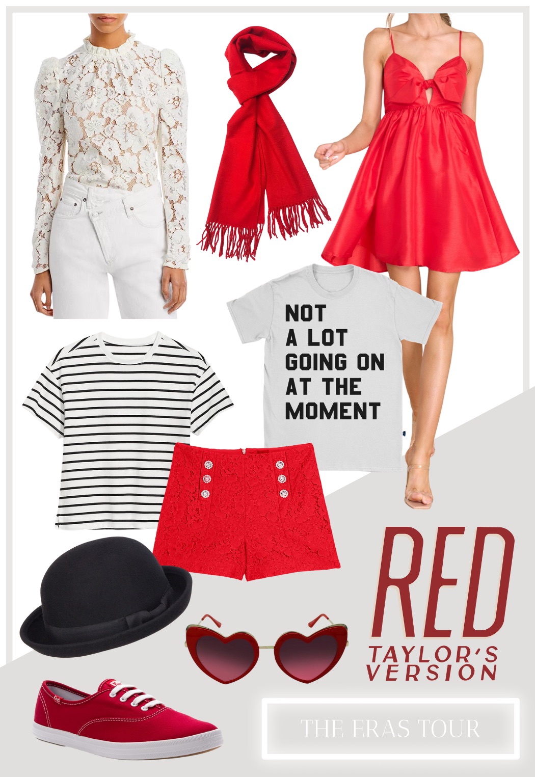 The Eras Tour Outfit Ideas RED Shell Chic d